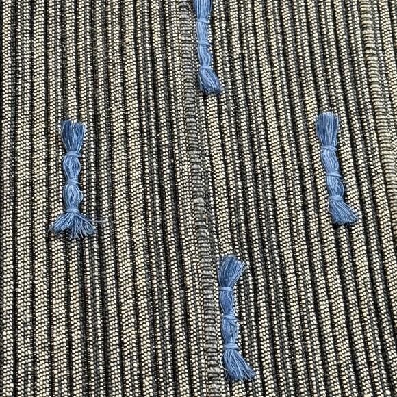 Crate & Barrel Textured Handwoven Placemat Patterned Boho Metro Urban Tabletop - Picture 2 of 4